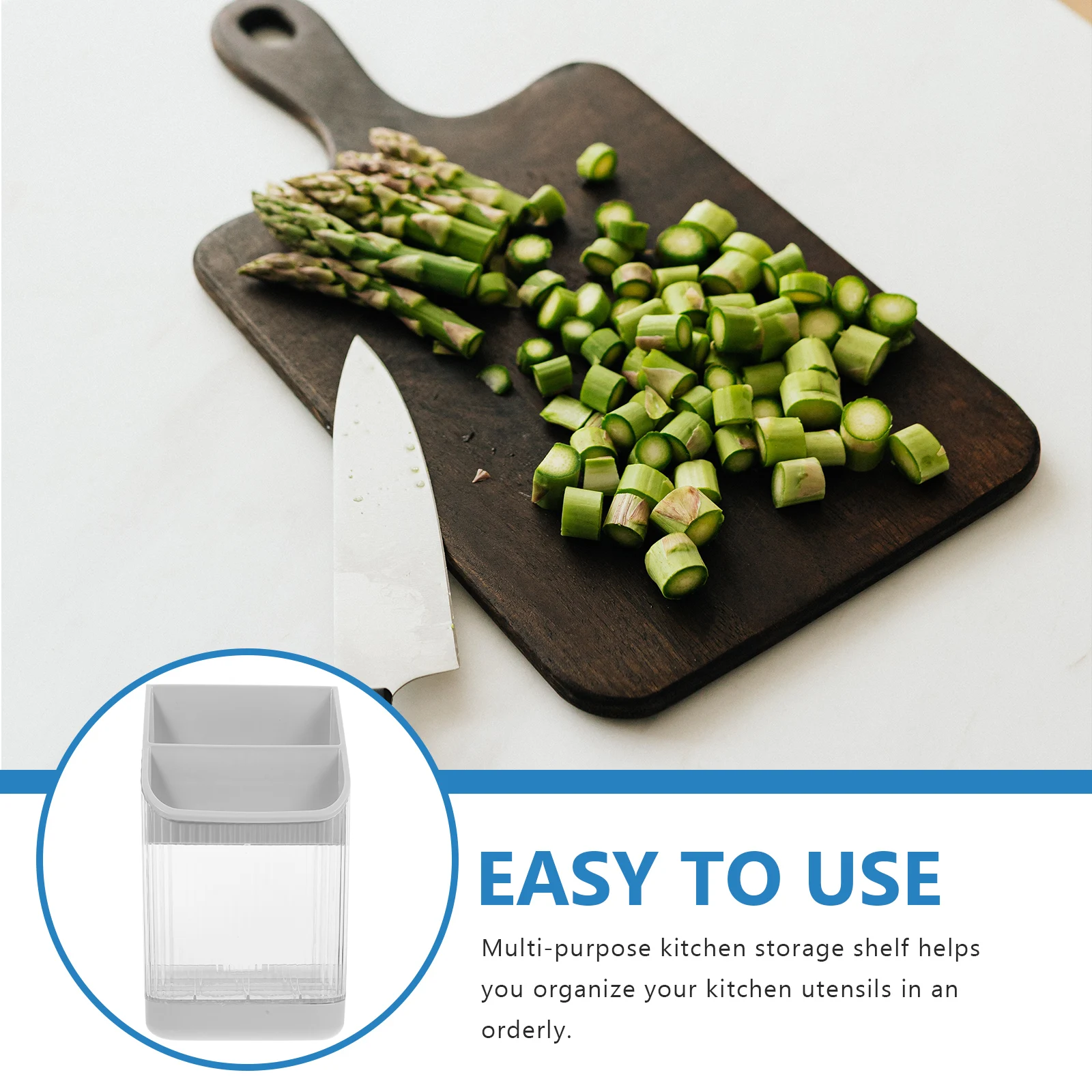 

Kitchen Chopsticks Base Multifunctional Fork Holder Sleek Design -Lasting Organizer for Kitchen Decor Gift Idea