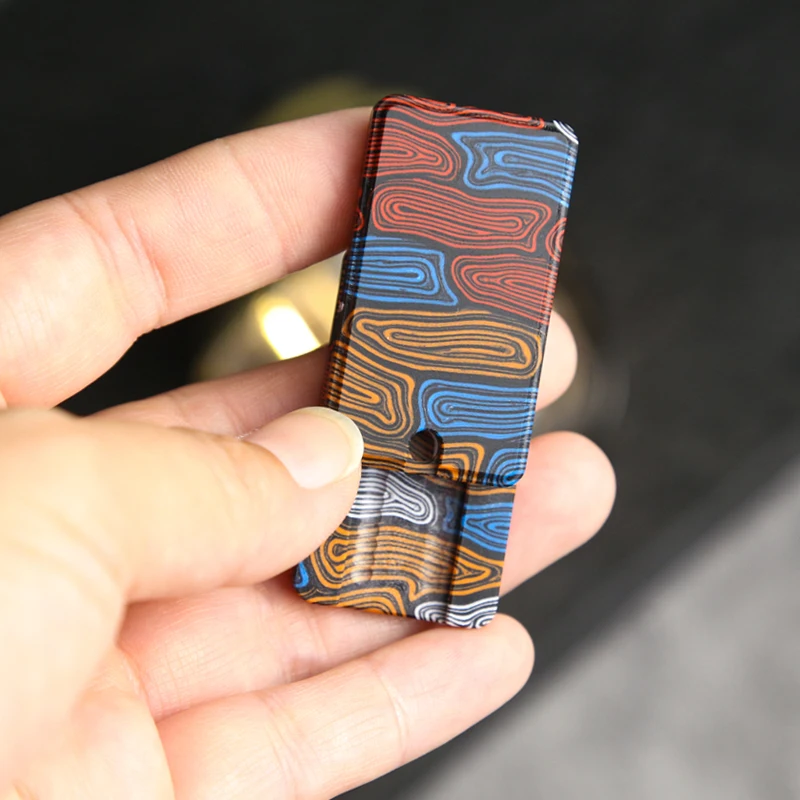 유리섬유 EDC 피젯 슬라이더 맞춤형 기계식 푸시 해프틱 슬라이더 스트레스 해소 장난감 성인 ADHD 피젯 토이