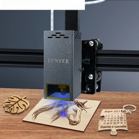 Engraving, cutting and marking of high-power semiconductor diode blue-violet module with 20W laser head of engraving machine