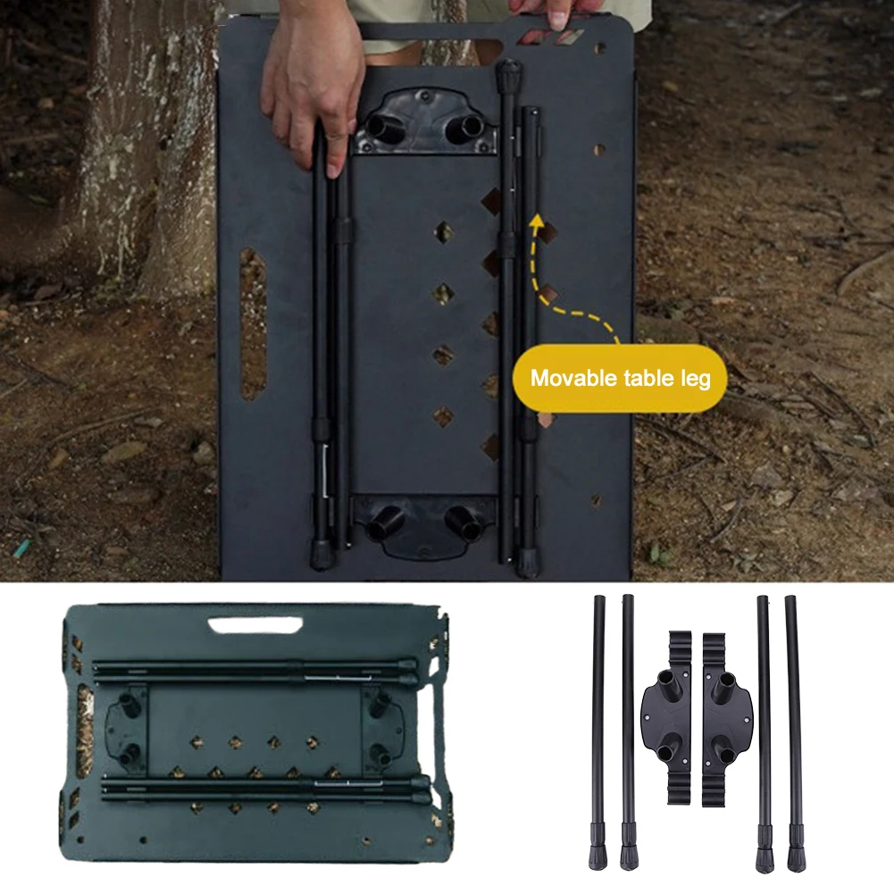 

Складные ножки для кемпингового стола, металлические складные ножки стола, регулируемая высота, мебельные ножки, сделай сам, туристическое снаряжение, путешествия на открытом воздухе