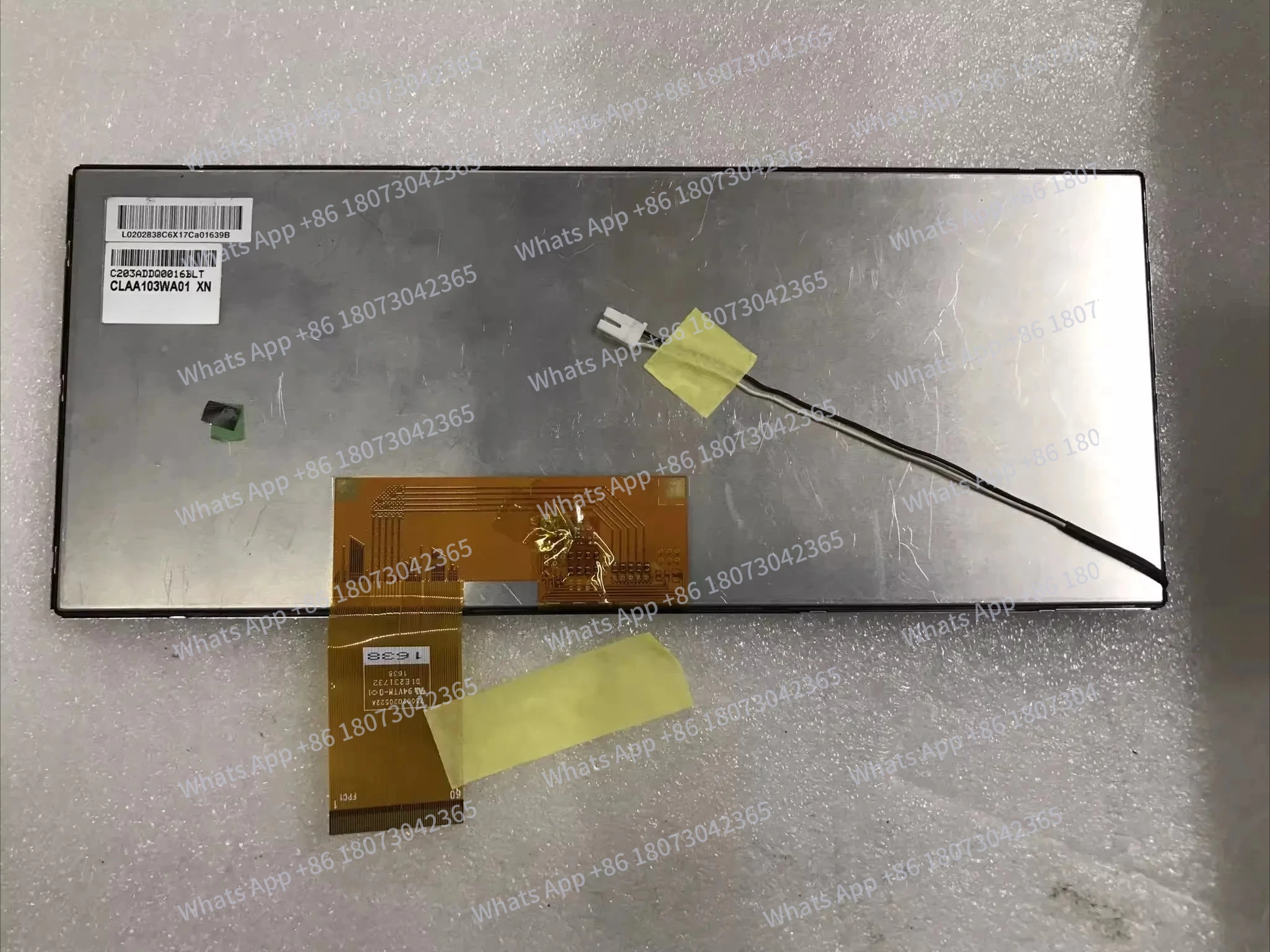 

CLAA103WA01 XN 73003020522A LCD screen