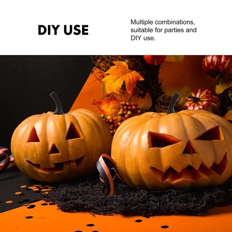 

40 шт., поддельные стебли тыквы, сделай сам, Хэллоуин, стебли тыквы, принадлежности, Джек o, фонарь, украшения, инструмент для