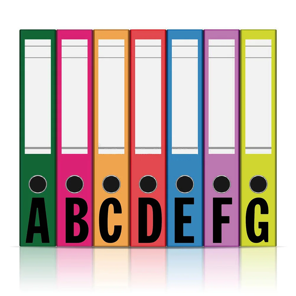 1 مجموعة مقاوم للماء ملصقات الأبجدية الأسود ذاتية اللصق الشارات Diy بها بنفسك المنزل مكتب الصالة الرياضية ديكور وضع العلامات مجلد رسالة مقاوم للماء