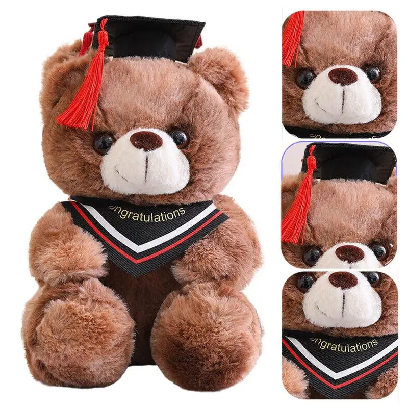 Graduation Bear Plush Toy Stuffed Animal In Graduation Outfit Soft And Cute Graduation Bear Toy Graduation Gifts For College