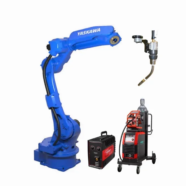 6 Axis Robot Arm  GP25 With  Cleaning Station And Megment Welder For Spot Welding Robot