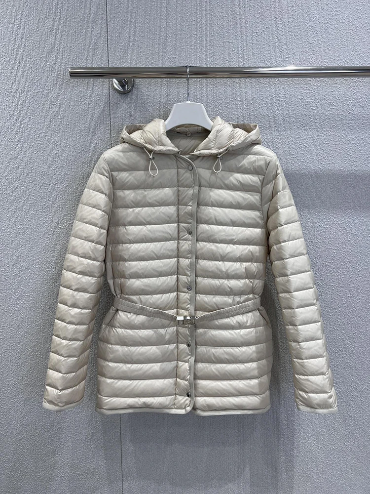 

SVORYXIU Winter 2025 New style Casual Style Tuck in your waist Corset Down Jacket Women's Fashion White Warm Thicken Down Jacket