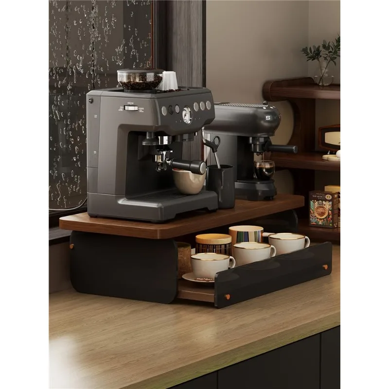 

Pull Out Coffee Capsule Holder Desktop Organizer Bar Coffee Machine Stand Cup Storage Rack