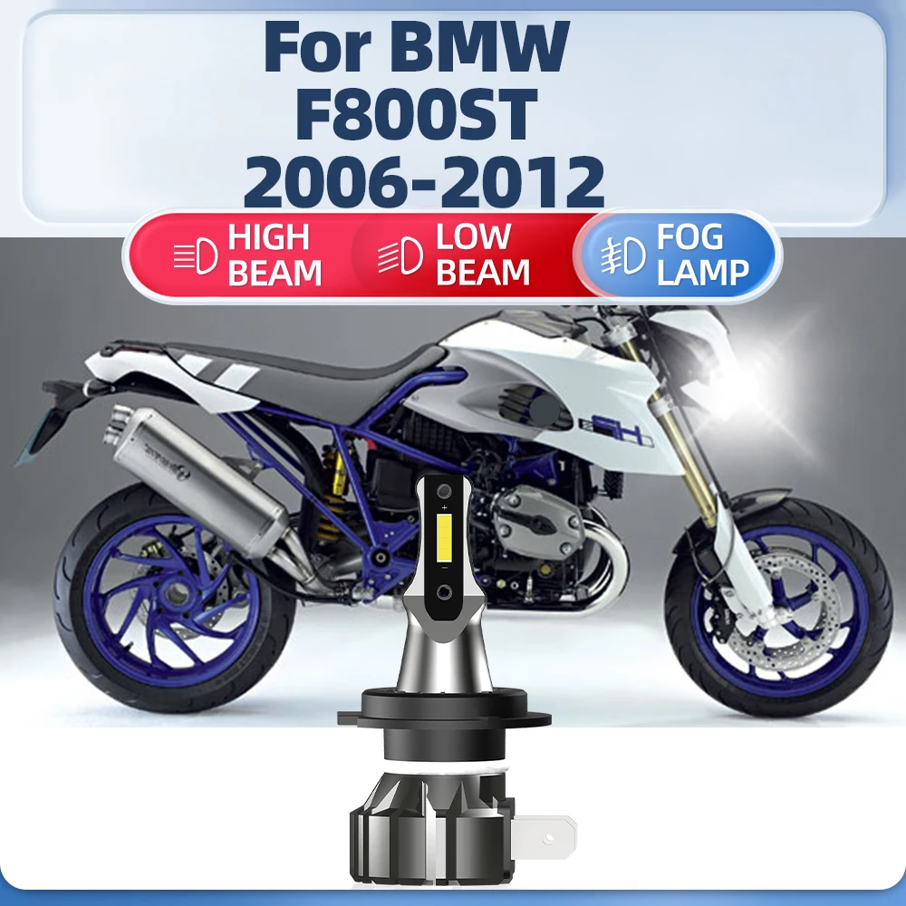 

12V Moto Lamp 10000LM Motorcycle Led Headlights Bulb 6000K White CSP Chip For BMW F800ST 2006 2007 2008 2009 2010 2011 2012