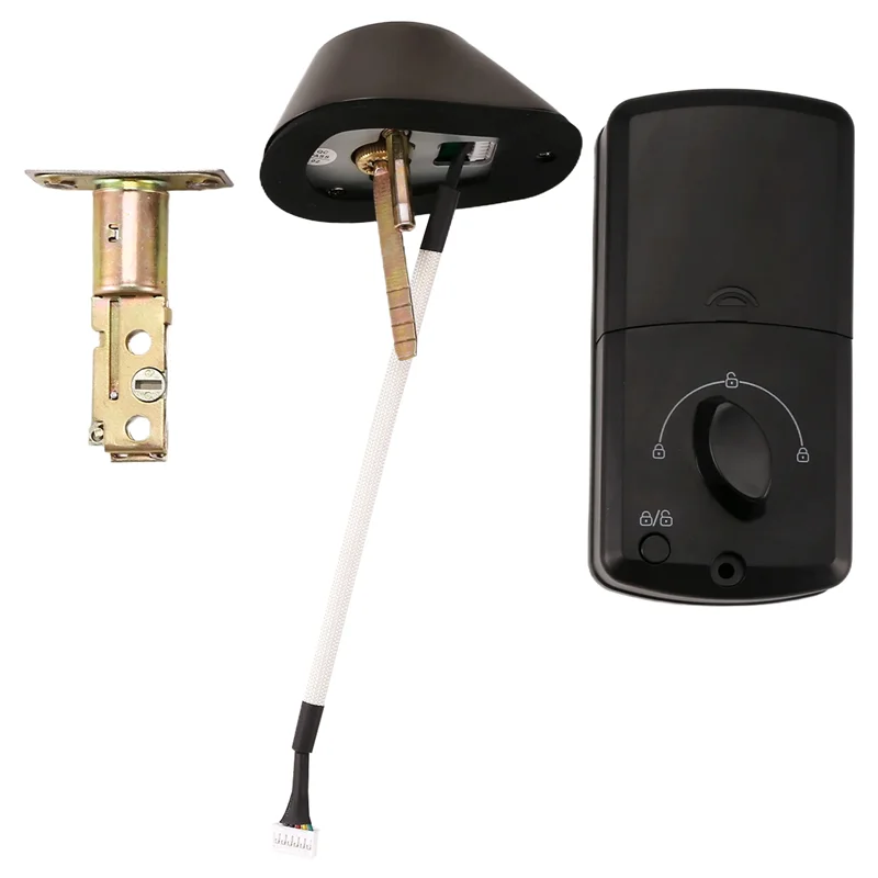 AB46-Electronic Door Lock For Tuya Intelligent Lock Keyless Entry Digital Door Lock Smart Deadbolt With Fingerprint