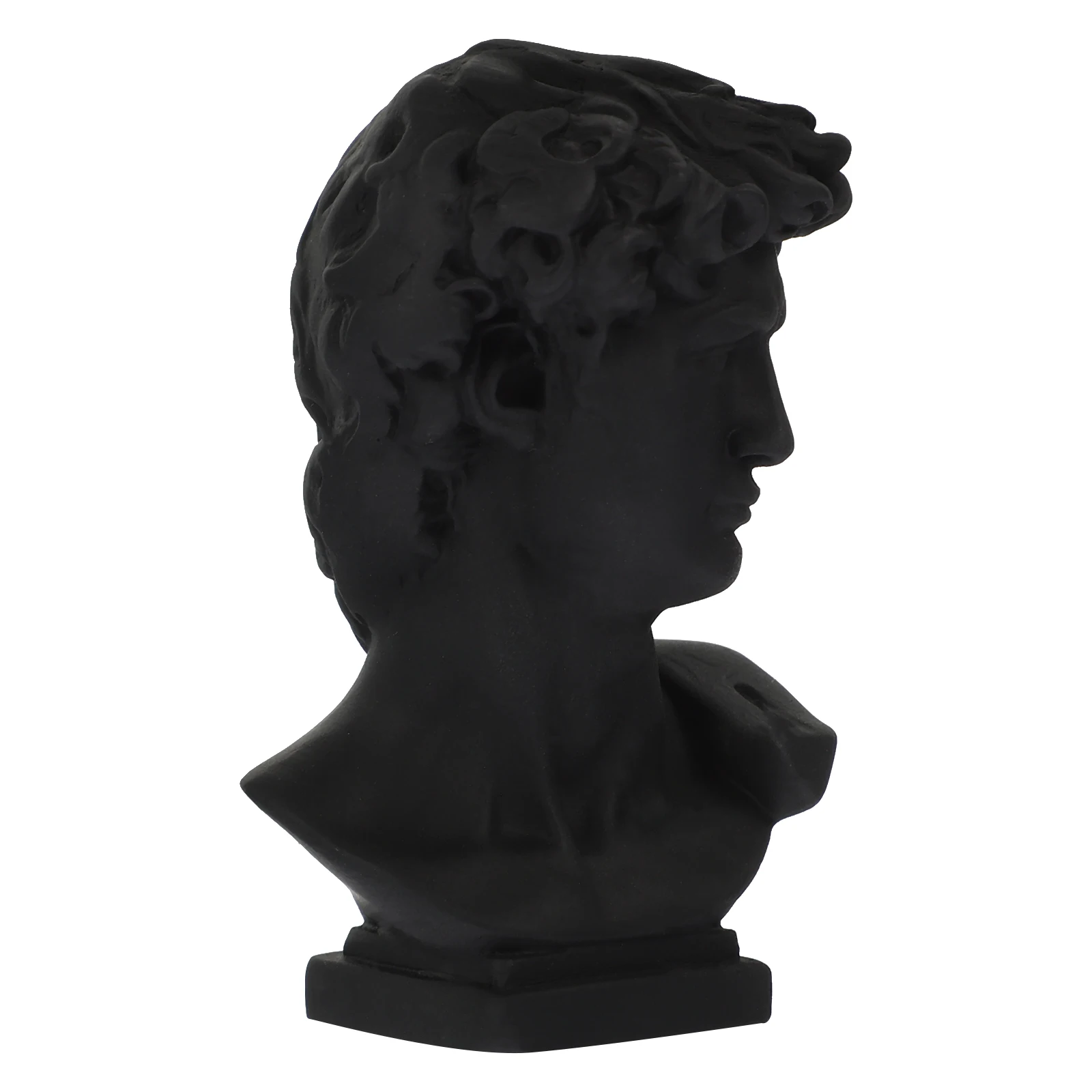 

Mini Resin 7cm Black Retro Figurine Home Desktop David Statue Mini David Statue Decor Dining Table Ornament Lightweight