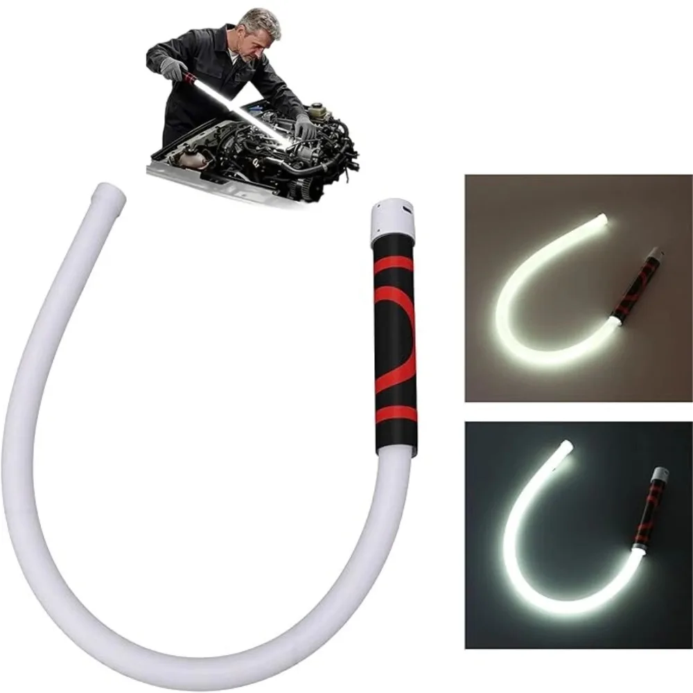 

Multifunctional Car Maintenance Lights Waterproof Bendable Silicone Flexible LED Light Portable Home Narrow Space Lighting Bulbs