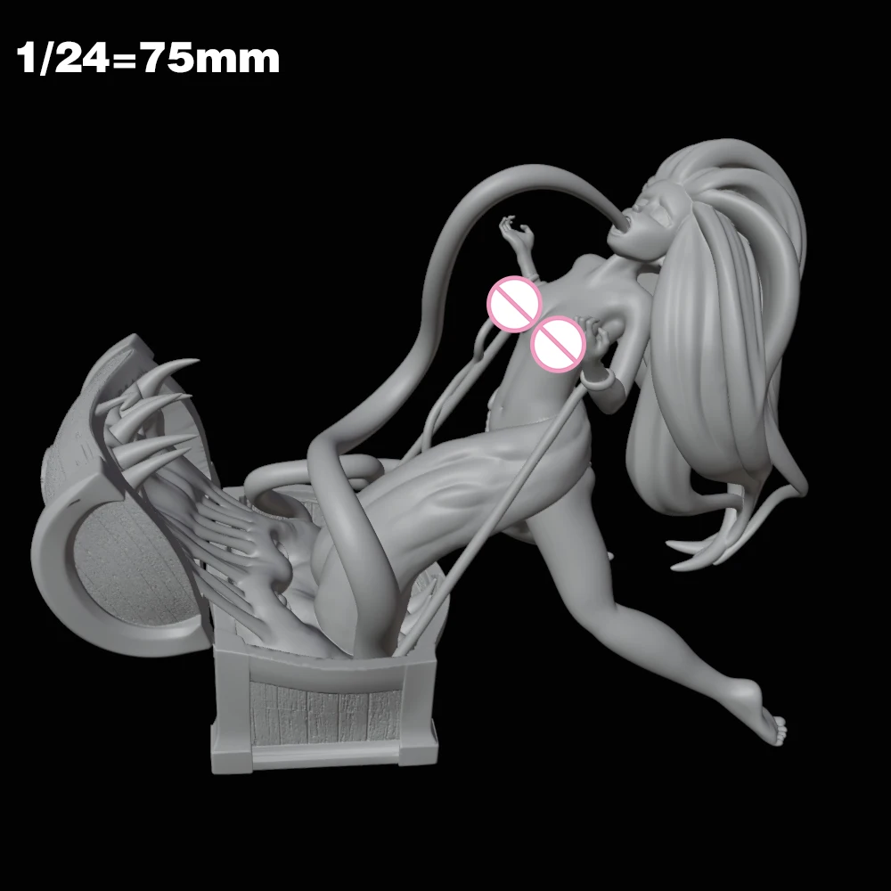 NWSF 3d Printing Model Kit Proportion GK WAIFU Treasure Box Octopus Monster Resin Model Kit DIY Statue Unpainted Kit Toy