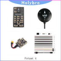 HolyBro Pixhawk 4 Flight Controller - Plastic or Aluminum Case with PM02/PM07 Power Module & M9N/M10 GPS for Drones