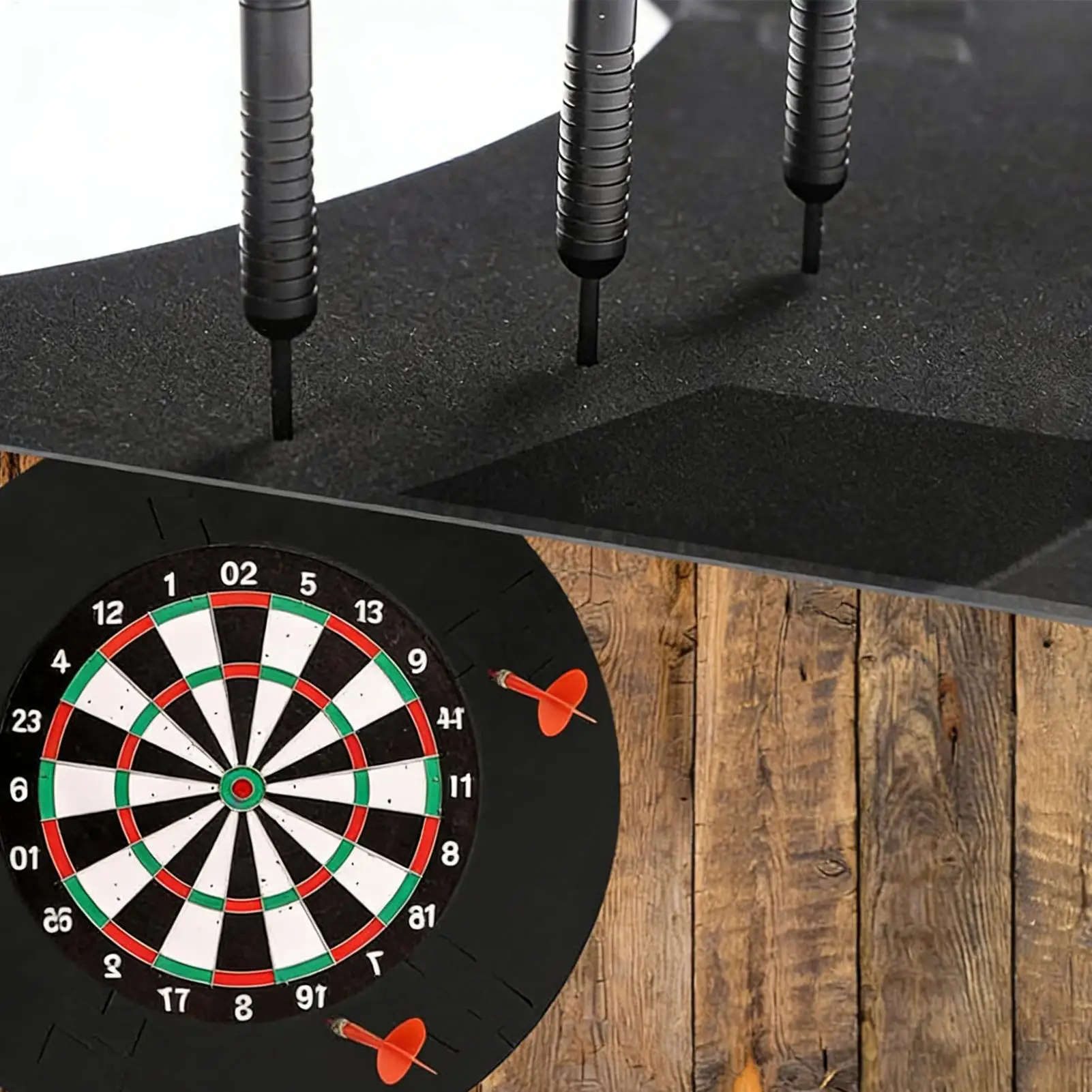 Dart Board Wall Protectors 18inch Noise Reduction Protection Ring Wall Protector for Dart Board for Men Room Bar Basement Garage