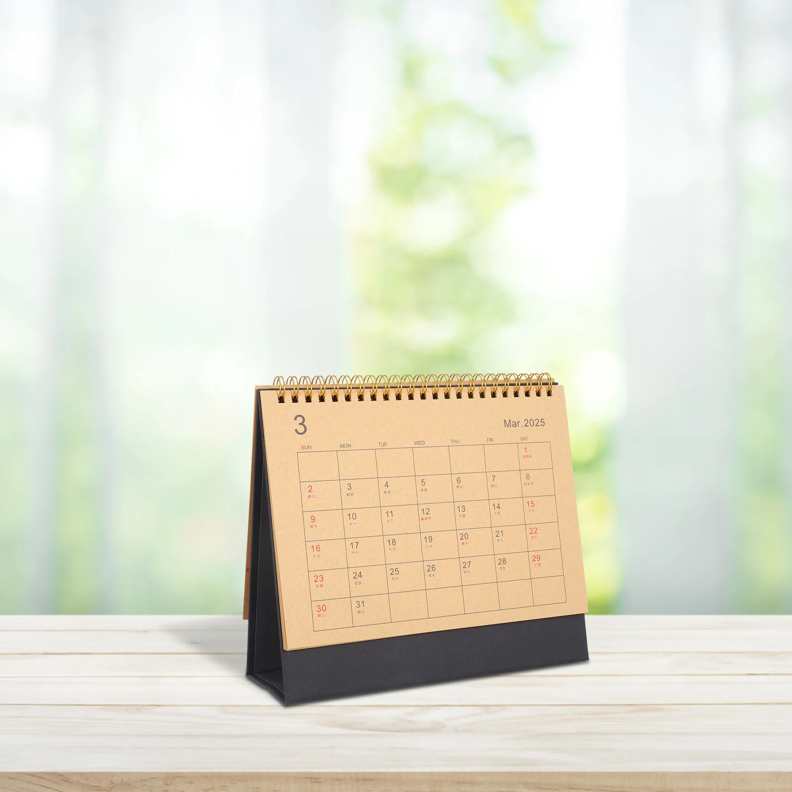 

Standing Flip Desktop Calendar 2024-2025 Mini Office Planner Smooth Paper Monthly Weekly Schedule Stand Up Calendar For Home