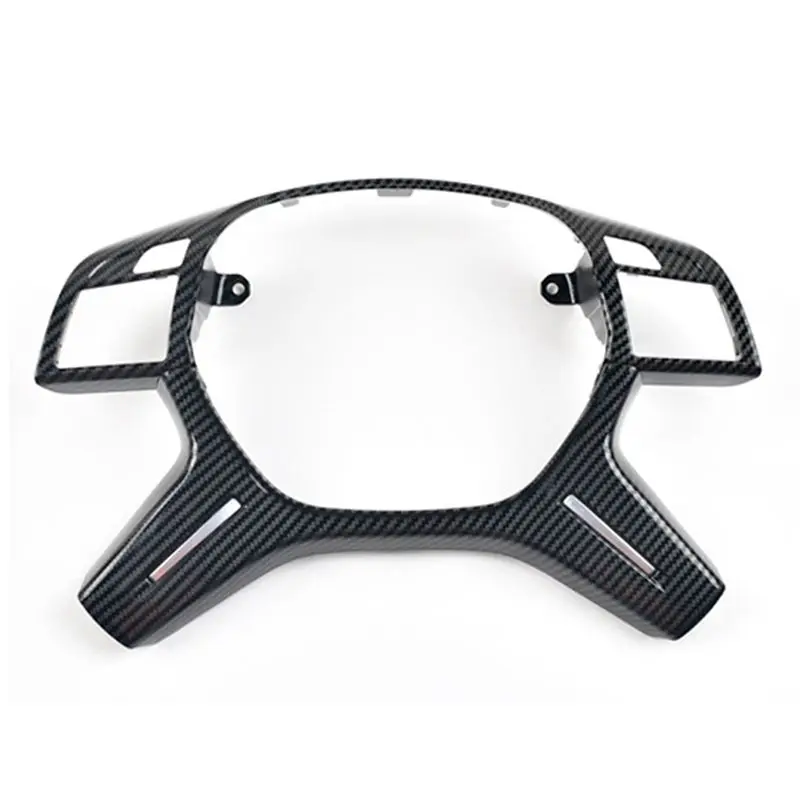 

ABHX-Car Styling Steering Wheel Cover Trim For Mercedes Benz C E M ML GL GLS G Class W204 W212 W166 W463