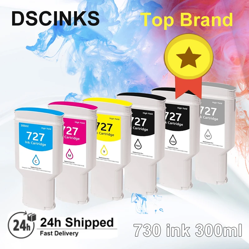 

300ML 727 Compatible ink cartridge for HP 727 ink cartridge for HP T920 T1500 T2500 T930 T1530 T2530 Printer high quality