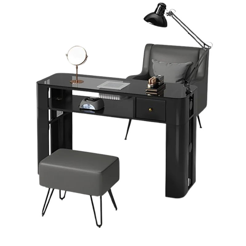 Aesthetic Elegant Manicure Table Premium Retro Kawaii Italian Manicure Table American Unique Table De Manucure Nail Furniture