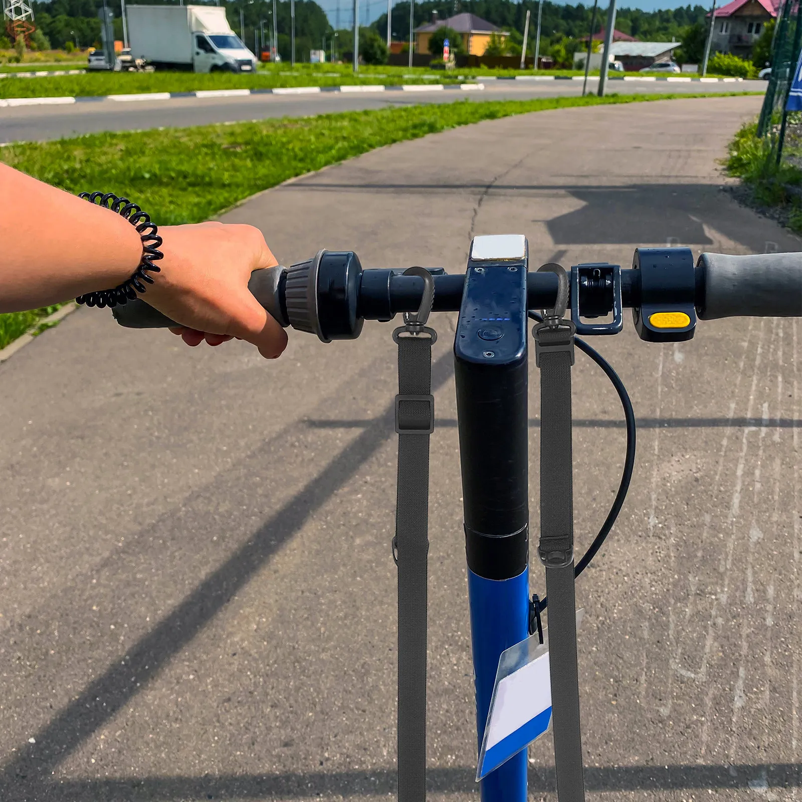 

Scooter Shoulder Strap Heavy Duty Nylon Adjustable Portable Carrying Strap Folding Bike Convenient Carrier Carrying Straps