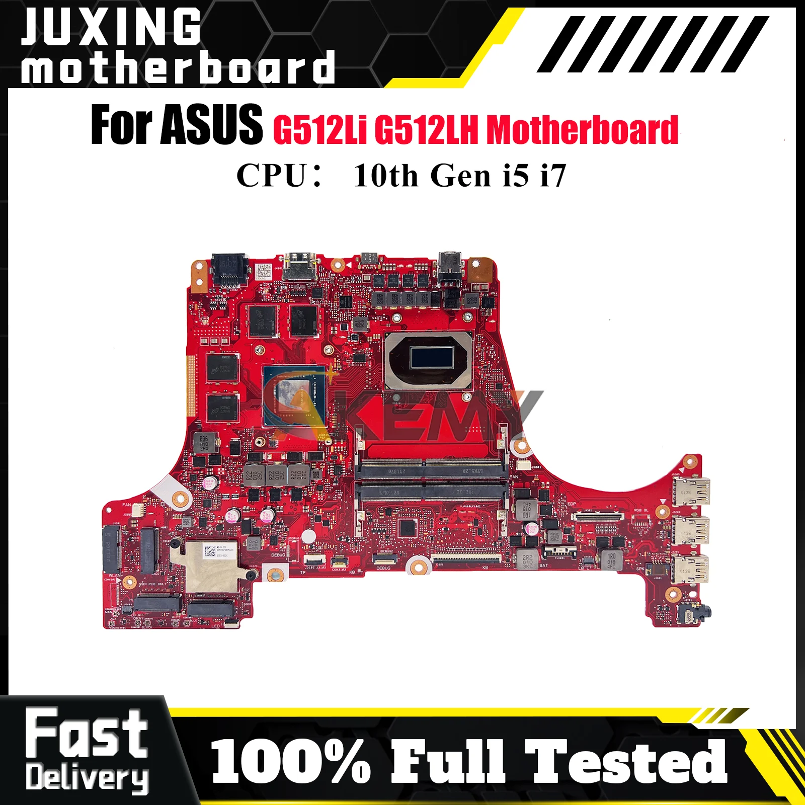 

G512LI Материнская плата для ноутбука ASUS ROG Strix G15 G512L G512LH G512Li Материнская плата для ноутбука 10-го поколения i5 i7 100% тестирование OK stk