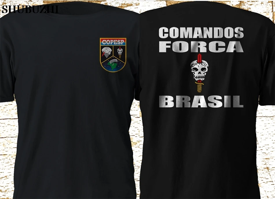 Copesp Special Operations Command Brasil Brazil Military Forces Bope Hot Sale New Fashion Men Shirt Brand Clothing