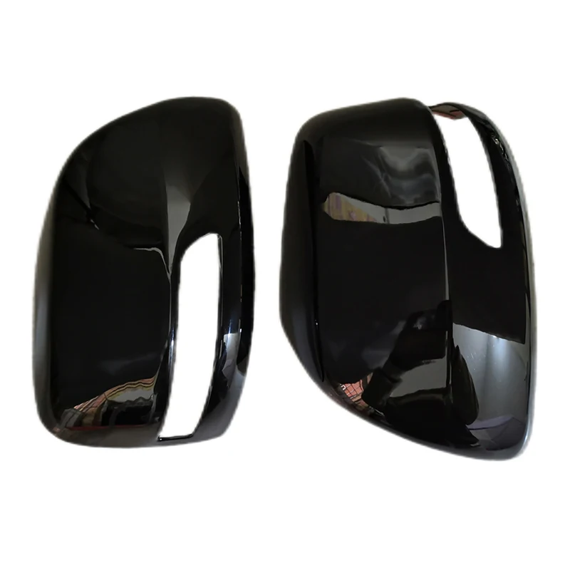 For Toyota Land Cruiser 150 Prado LC150 FJ150 2010-2018 Black Color Side Mirror Overlay Cover Chrome Car-Styling Accessories