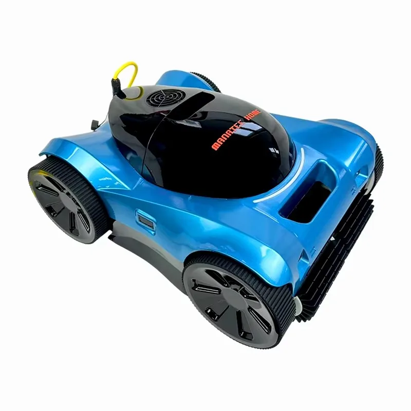 

Home Roboticic Automatic Robotic Swimming Pool Cleaner Cordless App 10400 MAh Christmas gift