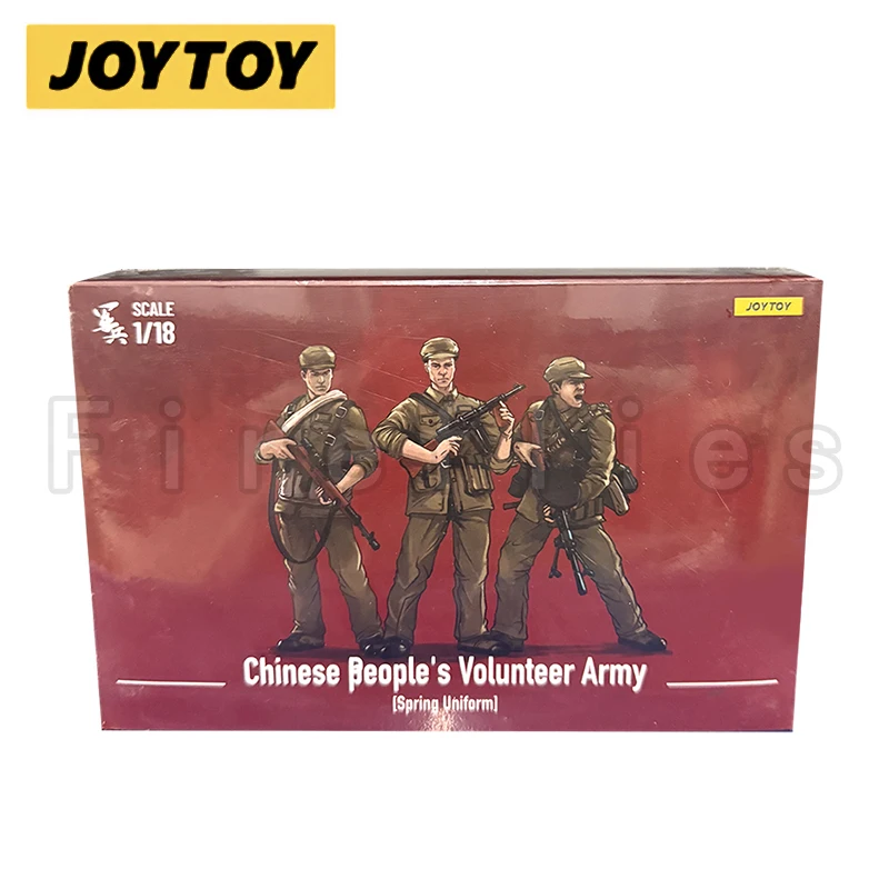 1/18 JOYTOY figurka (3 sztuk/zestaw) chińska armia ochotnicza wiosna jednolity model kolekcjonerski zabawka darmowa wysyłka