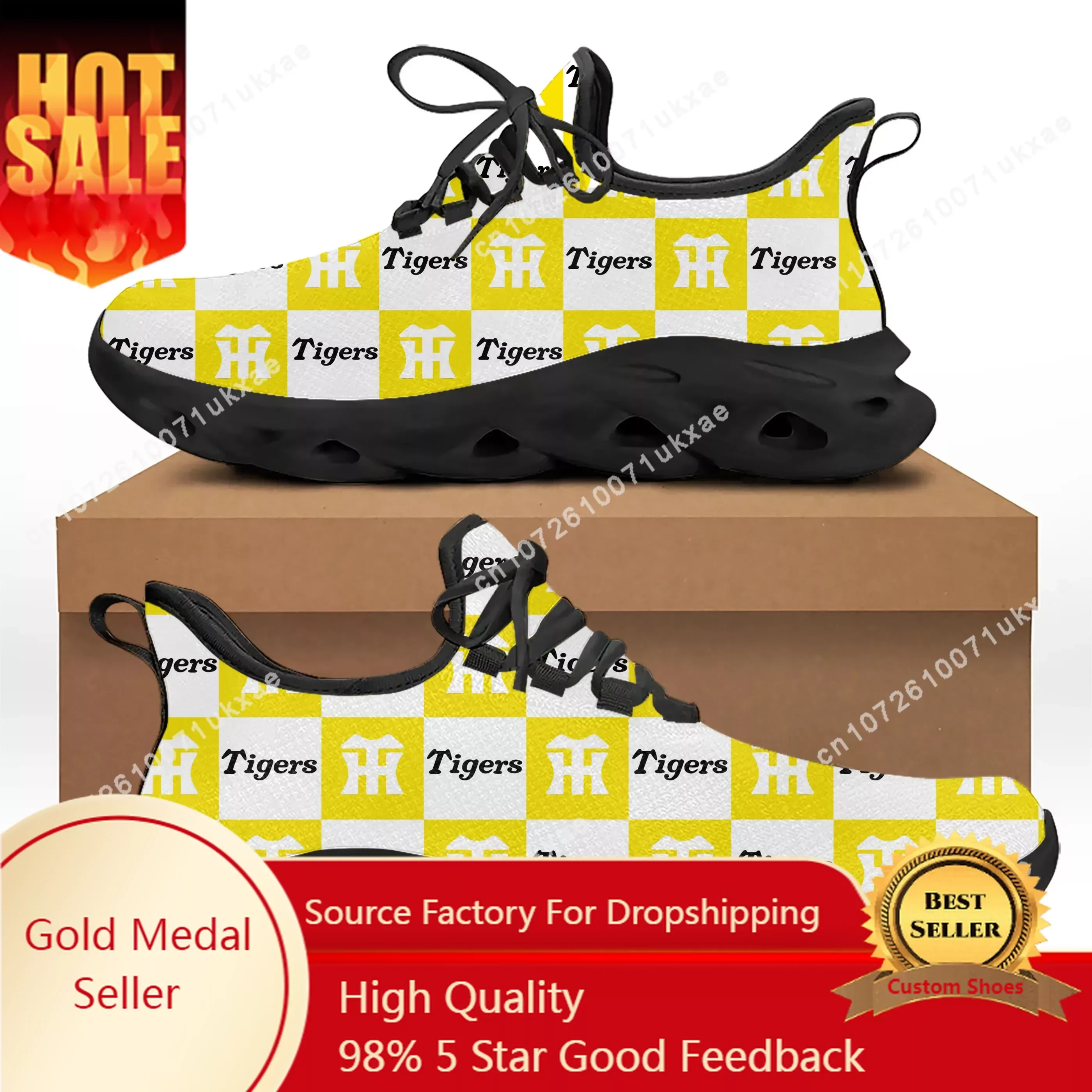 

タイガース Japan Hyogo Tigers baseball Flats Sneakers Mens Womens Sports Running Shoes High Quality DIY Sneaker customization Shoe