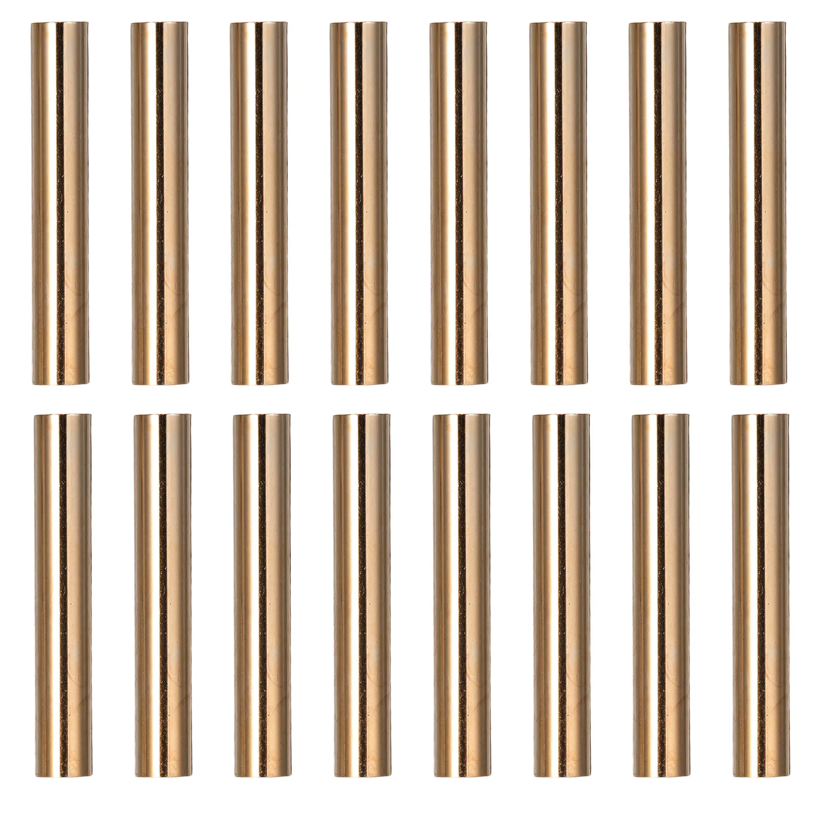 200 perles entretoises en tube de cuivre de 30 mm de long pour la fabrication de bijoux, bracelets, colliers et accessoires de bricolage