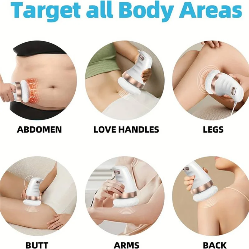 【¡¡Copa!】Massageador eléctrico de celulitis, máquina para esculpir el cuerpo, quemador de grasa, levantamiento de la piel, cuidado de belleza, pérdida de peso, dispositivo de adelgazamiento corporal