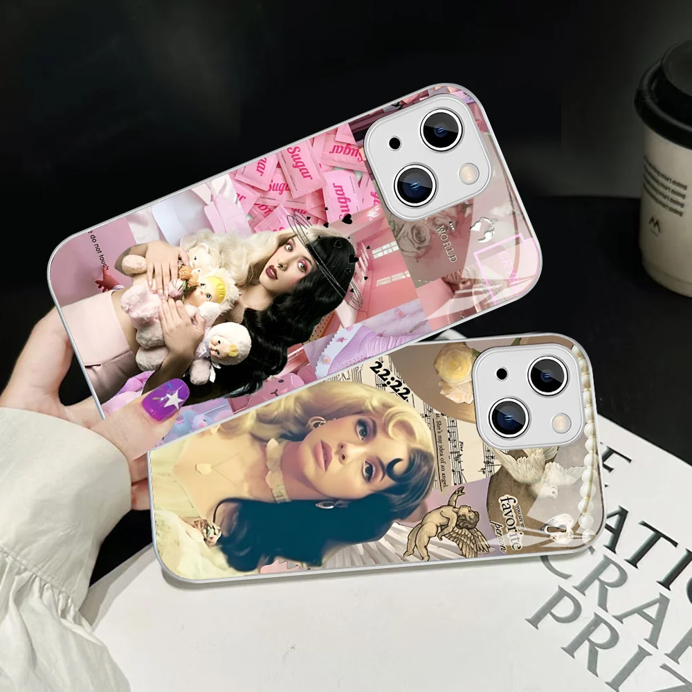 Girl Singer Melanie Martinez Phone Case For IPhone 14 13 12 Mini 11 Pro XS Max X XR 14 Plus Tempered Glass Cover