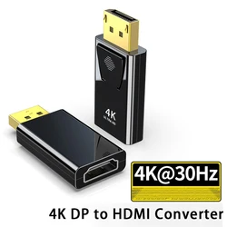 4K 60hz 1080P DisplayPort To HDMI-Compatible Adapter DP Male To Female HD TV HDMI-Compatible Video Audio Cable For PC TV Laptop