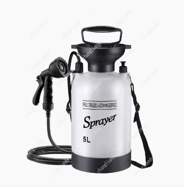 

5-liter Portable Shower for Outdoor Camping, Surf Wash Kit, Beach Shower Pump, Hand-operated Air Shower