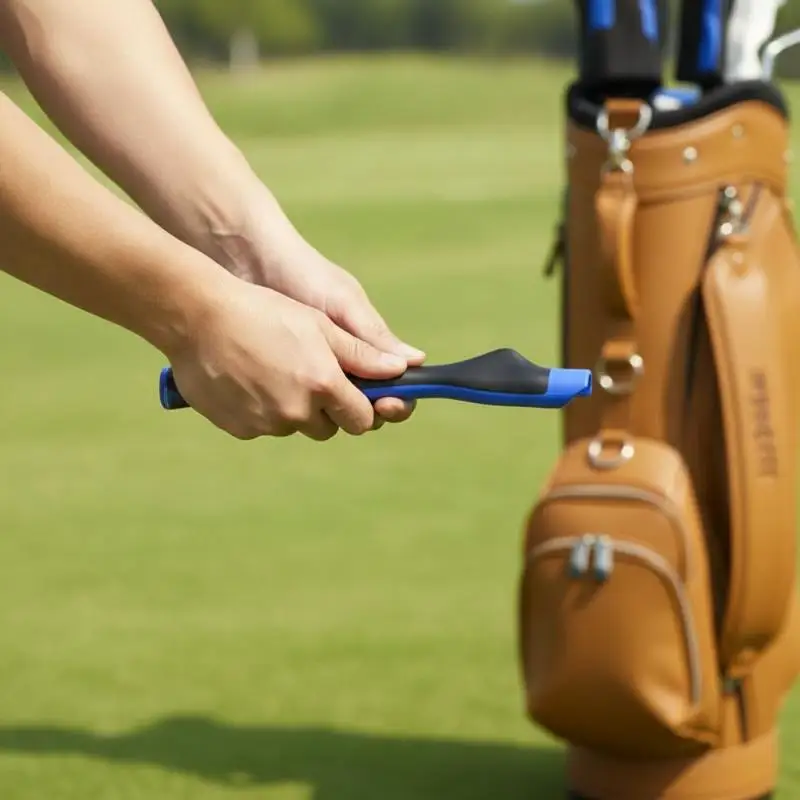 Golf Swing Training Grip Aid Universal Fit Non-slip Gesture Alignment Tool for Novice Golfers Daily Swing Practice