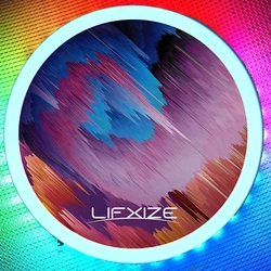 Outdoor LED Flying Dis 360° Brightness Smart Auto Light Up Competitive Beach Flying Disc For Adults Lawn Backyard Camping Games