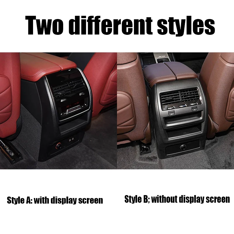 Rear air conditioning vent protective cover for car interior protective components For BMW X5 G05 2020 2021 2022 2023 2024 2025