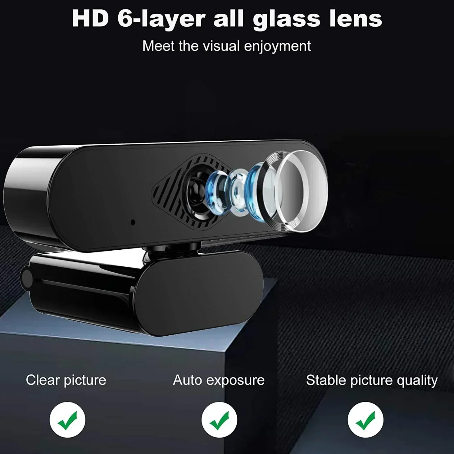 

Веб-камера HD 1080P/2K/4K с микрофоном для ПК Компьютер Мини-камера USB Webcan Full HD 1080P Cam Автофокус Веб-камера