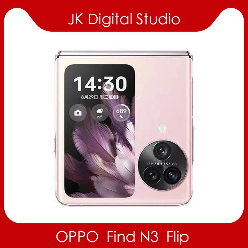 New OPPO Find N3 Flip 5G Cell Phone MTK Dimensity9200 6.8Inch