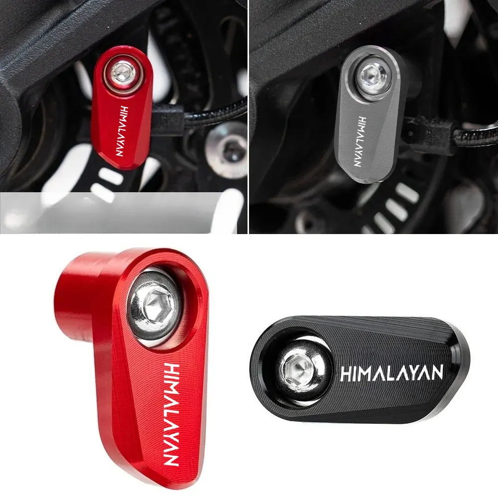 Motorrad Zubehör Aluminium Hinterrad ABS Sensor Schutz Für Royal Enfield Himalayan 411 450 HIMALAYAN 450 2016-2025