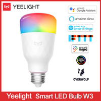 Yeelight Smart LED Bulb W3 Smart Home Color E27 2700K 900lm 8W 100-240V Lamp For Xiaomi mijia Alexa Google Home Yandex