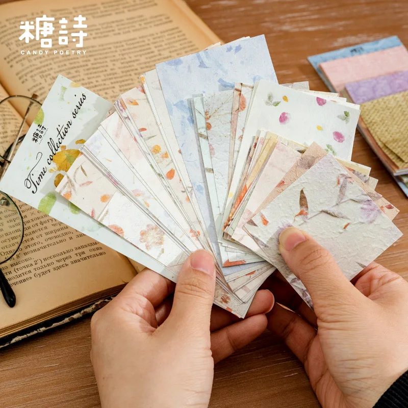 60pcs/lot Memo Pads Sticky Notes Time Collection Junk Journal Scrapbooking Stickers Office School stationery