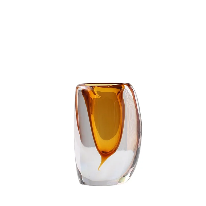 

Modern simple light luxury style thickened creative glazed vase living room model room dining table TV cabinet decorative