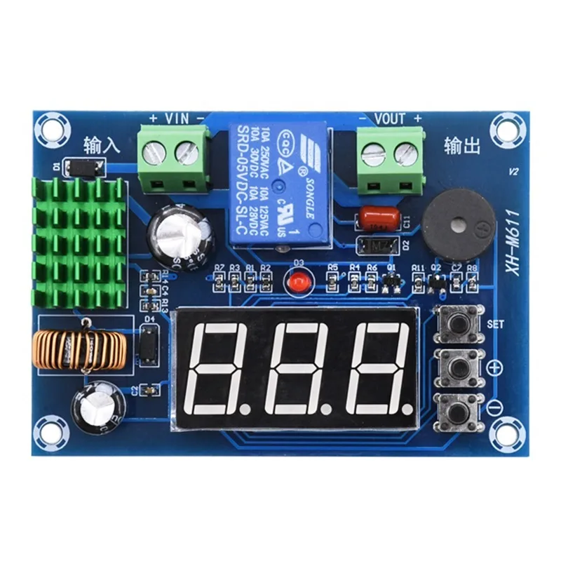 XH-M611 배터리 방전 저전압 보호 모듈, L리튬 배터리, 지능형 과방전 로우 배터리