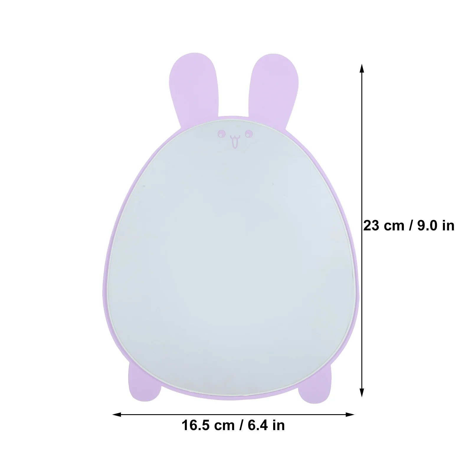 Specchio cosmetico pieghevole da tavolo per trucco da tavolo Comò compatto carino Specchio per bambini in vetro Minkissy