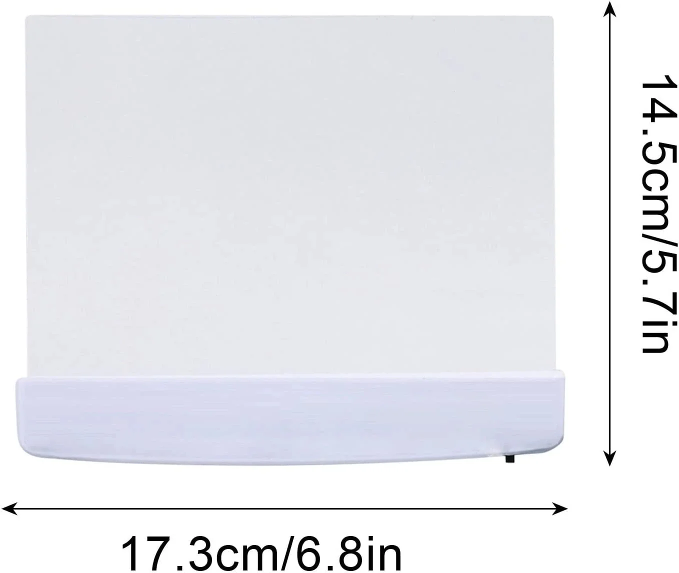 LED Flat Plate Reading Light Ultra-thin Eye Protection Creative Portable Study Tools High-definition Mirror Night Book Lights