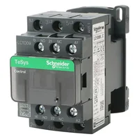 Nueva versión Schneider negra Contactor de tres polos LC1D09 LC1D12 LC1D18 LC1D25 LC1D32 LC1D38 24V 110V 220V 380V producto Original