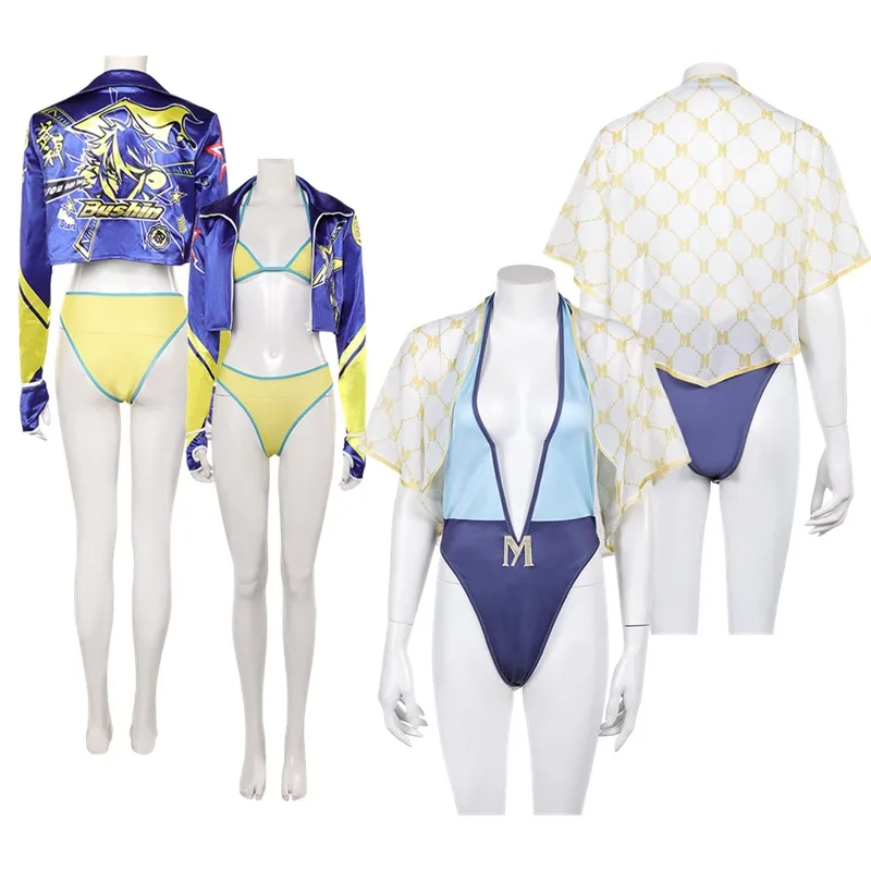 

Kimberly Косплей Бикини Топ Шорты Пальто Комбинезон Manon Костюм Истребитель Фантазия Плащ Одежда Хэллоуин Карнавальный Костюм Партии