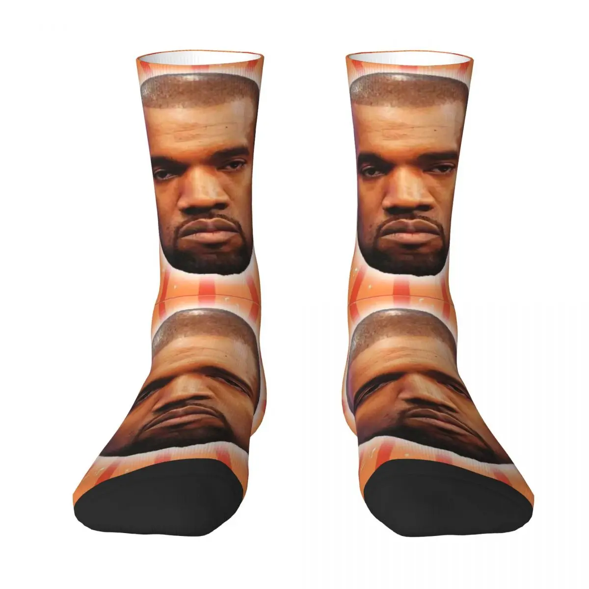 

Winter Warm Funny Unisex Kanye West Meme Face Socks Funny Sweat Absorbing Basketball Socks