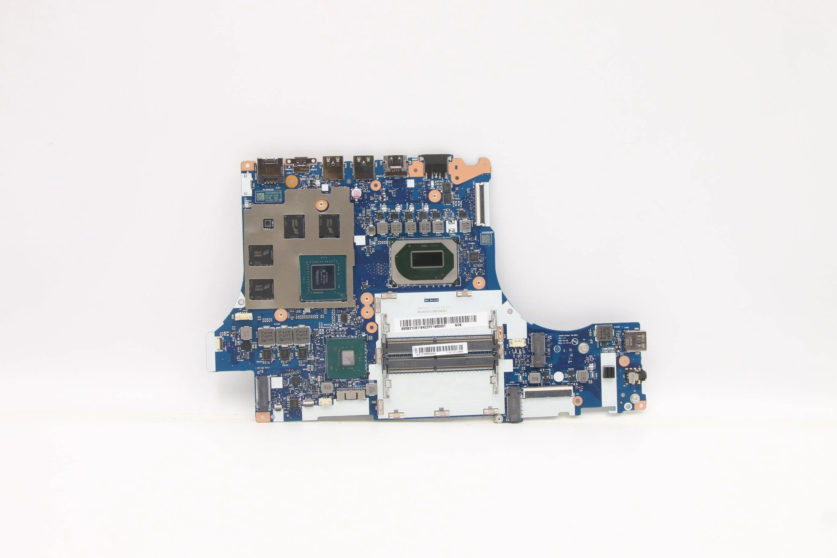 

5B21C81184 For Legion 5-15IMH6 Laptop Motherboard GPU 4G RTX 3050 I5 10500 Processor 100% Full Tested